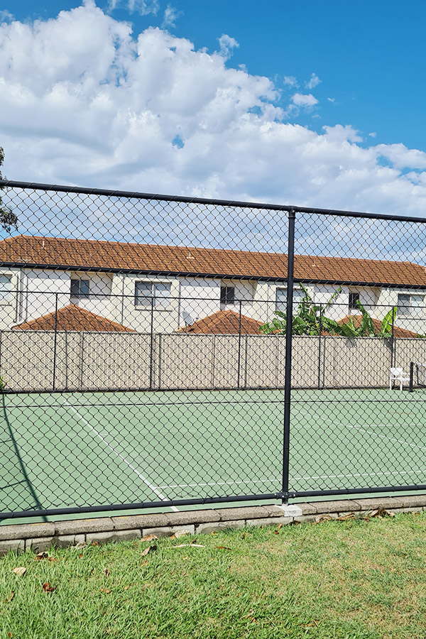 tennis court cleaning for a body corporate in brisbane